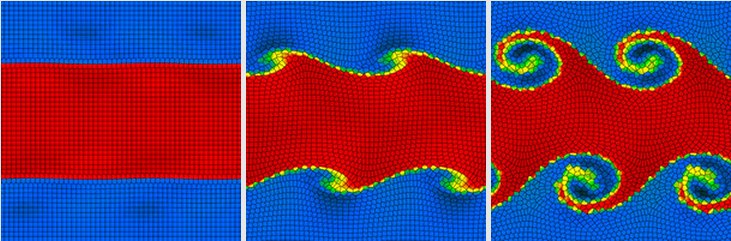 The moving mesh code Arepo.